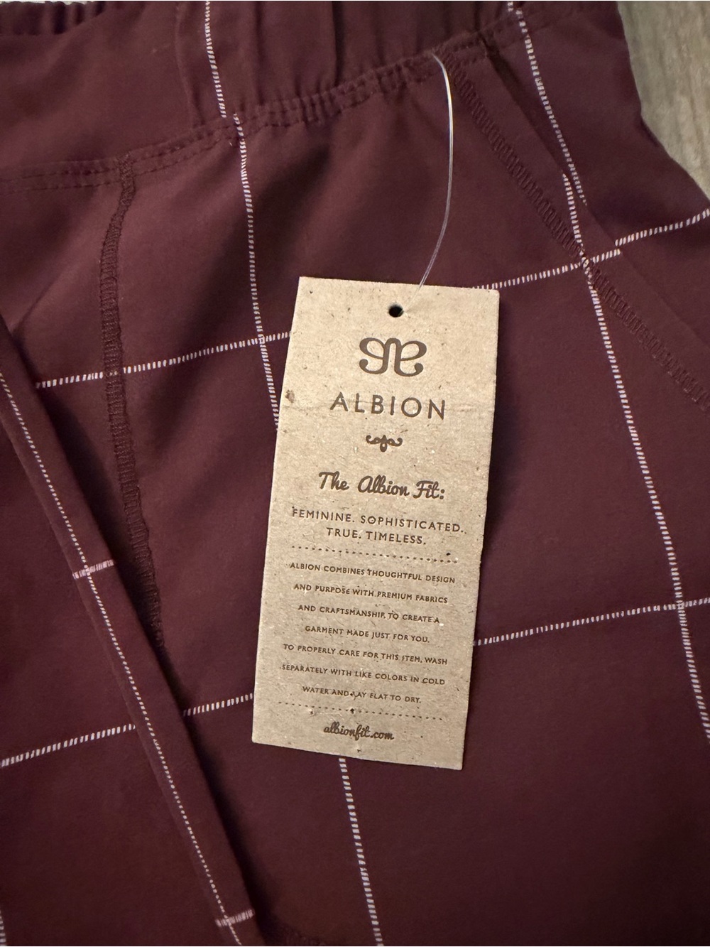 NWT Albion Fit Jesetter Windowpane Joggers - Picture 4 of 10